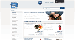 Desktop Screenshot of fleischmann-maschinen.de